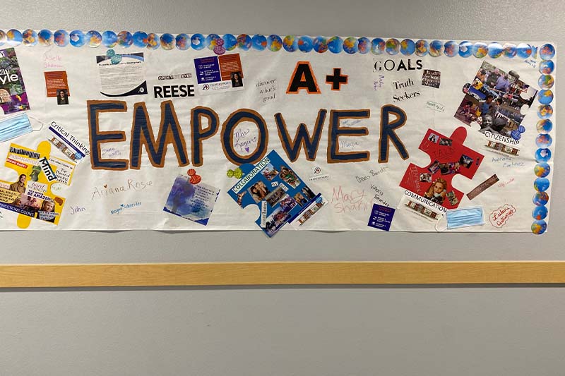 Empower Sign on wall